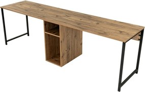 Masă de birou Twin Atlantic Pine and Black