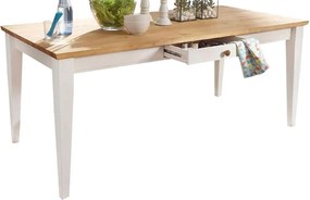 Masă lemn masiv Dining Iris 180x91cm