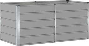 vidaXL Jardinieră Gri deschis 160 x 80 x 75 cm Oțel