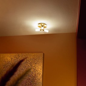 Plafonieră modernă pentru baie din alamă cu 3 lumini IP44 - Bath