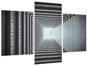 Tablou - Vedere din interiorul clădirii (90x60 cm)