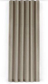 Draperie bej dimout (semi-opacă) din catifea 140x270 cm Velto – Filumi