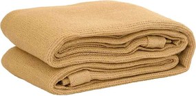 vidaXL Covor pentru cort, nisipiu, 250x200 cm, HDPE