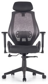 Scaun de birou Hasel, negru/gri