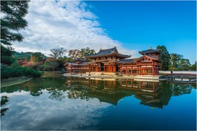 Tablou - Templul Byodo-in, Japonia (90x60 cm)