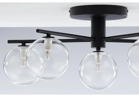 Lustră aplicată Jupiter 2046 PRATO 5xG9/10W/230V negru/transparent