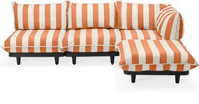 Set de grădină Paletti Large, culori multiple - Fatboy Culoare: portocaliu-crem cu dungi (adevărat)