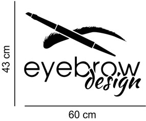 Sticker perete Eyebrow Design