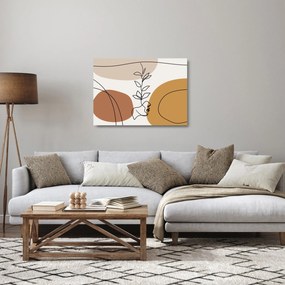 Tablou pe sticlă - Forme Boho (70x50 cm)