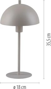 Lampă de masă ALI Schöner Wohnen 11726-39 1xE14/15W/230V, gri