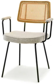 Scaun Cleo (stejar + negru). 1110976