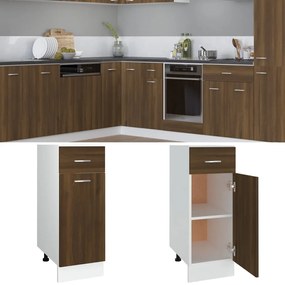 vidaXL Dulap inferior cu sertar “Lyon” stejar maro 30x46x81,5cm