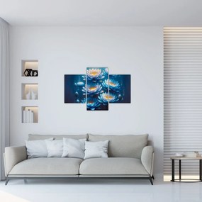 Tablou - Nuferi sub apă (90x60 cm)