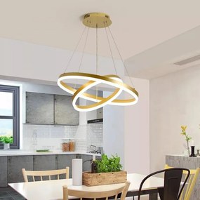 Lustra LED Cu Telecomanda, Elit's Esn5205-500-300, Gold