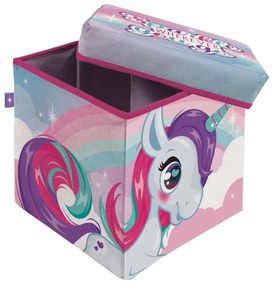 Unicorn Sparkle depozitare jucării 30×30×30 cm