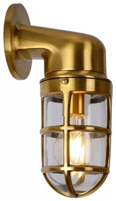 Lampă de perete de exterior Lucide 11892/01/02 DUDLEY 1xE27/40W/230V IP44 auriu