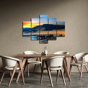 Tablou - Alimentarea cu energie electrică (150x105 cm)