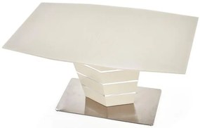 Masă de sufragerie extensibilă 140-180 cm Suena (alb + argintiu) (pentru 6 8 persoane). 1048600