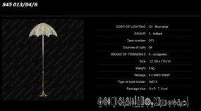 Lampadar de Lux cristal Bohemia S45 013/04/6
