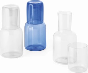 Carafă de apă Viva cu cană, albastră - Philippi
