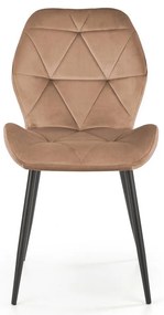 Scaun de bucaterie Pelor, bej/negru