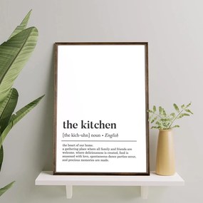 Poster cu ramă 50x70 cm Kitchen – Wallity