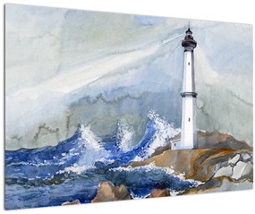 Tablou cu pictura farului (90x60 cm)