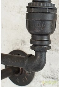 Aplica design industrial Hot Pipe II negru A-37697 VC
