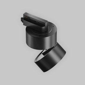 Spot LED, accesoriu pentru sinele monofazate Unity, ONDA 3000K negru