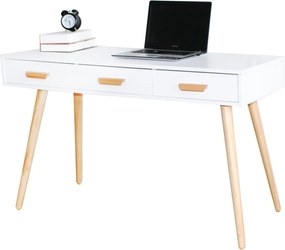 Birou cu trei sertare 120x45x75 cm