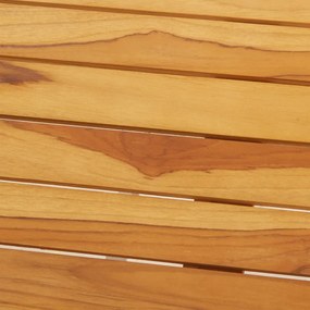 Masa de bar, 60 x 60 x 105 cm, lemn masiv tec  otel inoxidabil 1, 60 x 60 x 105 cm, Lemn masiv de tec