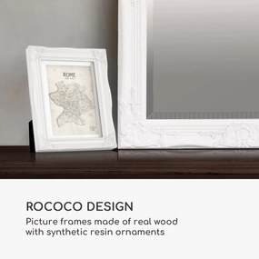 Regent, ramă pentru fotografii, dreptunghiulară, 17 × 12 cm fotografii, suport, sticlă, rococo