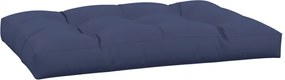 vidaXL Pernă pentru paleți, bleumarin, 120x80x12 cm, textil