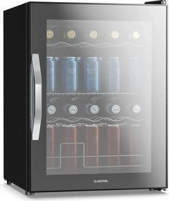 Klarstein Beersafe frigider pentru băuturi cu uși din sticlă oglindă | 64 x 48 cm | Iluminare interioară LED