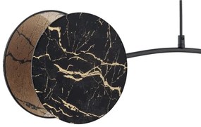 Lustră pe cablu MOTIF 2xE27/15W/230V negru/auriu