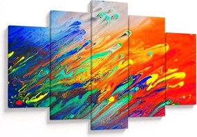 Tablou - Abstract colorat (150x105 cm)