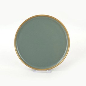 Set farfurii pentru desert Dessert Plate Set, Verde, 22 x 22 cm
