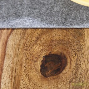 Masa bistro din lemn de trandafir, Lagos 70cm A-36746 VC