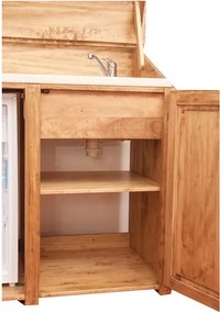 Mobila bucatarie  CHICINETA MICA, L130 60 H115 cm, lemn masiv