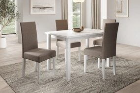 Scaun tapitat, din lemn, Nola II, ADRK Furniture (Culoare: Sonoma / Opium 85)