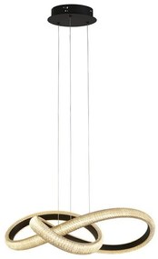 Lustra LED suspendata design modern Belle negru