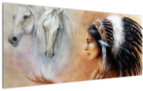 Tablou - Farmecele indienilor (120x50 cm)