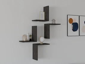 Set 4buc. rafturi Duteke (antracit) . 1095804