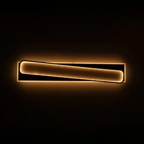 Brilagi - plafonieră LED dimabilă OUTLINE LED/90W/230V 18x100 cm alb/negru +telecomandă