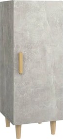 vidaXL Servantă, gri beton, 34,5x34x90 cm, lemn compozit