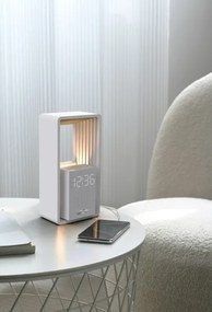 Immax 09113L - Lampă de birou LED cu ceas deșteptător și încărcare CALM LED/3,5W/5V