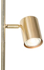 Lampă de podea modernă 3 lumini din alamă - Jeana