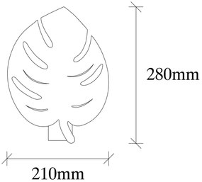 Aplică SIVANI 1xE27/100W/230V