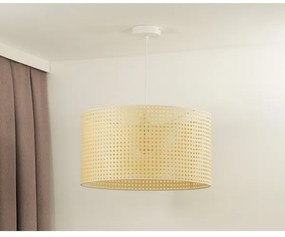 Lustră pe cablu ROLLER Duolla RATTAN 1xE27/15W/230V d. 45 cm bej