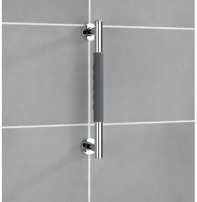 WENKO 23284100-Mâner SECURA 40,5x9 cm inox/antracit/crom lucios
